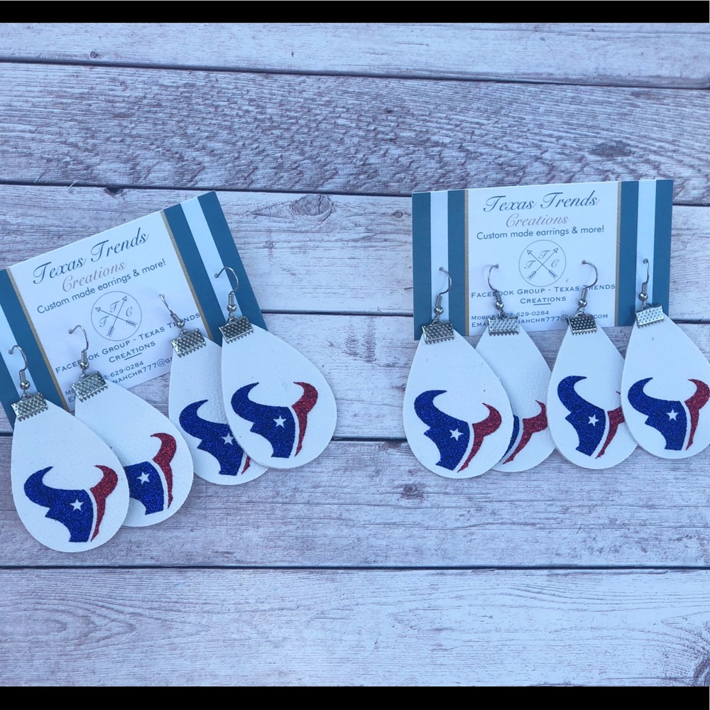 Houston Texans earrings